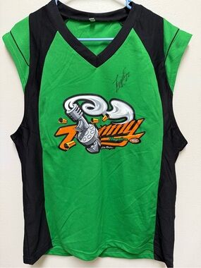 Tommy Hayden Number 22 Motorcycle Mesh Shirt Autographed. Men’s M